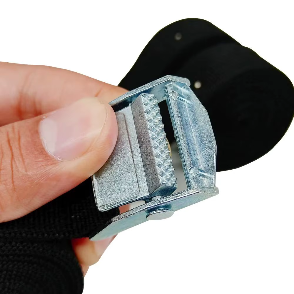 5 pièces 2M en alliage de Zinc boucle de pression palette sangles de chargement bagages fixe voiture tendeur fixe sangles de tendeur cliquet ceintures d'arrimage