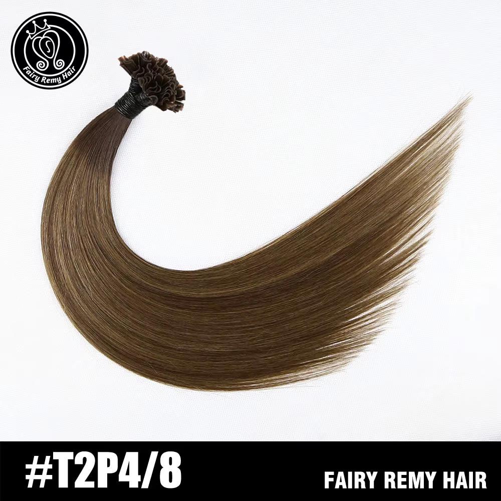 Extensions de cheveux humains Remy pré-collés