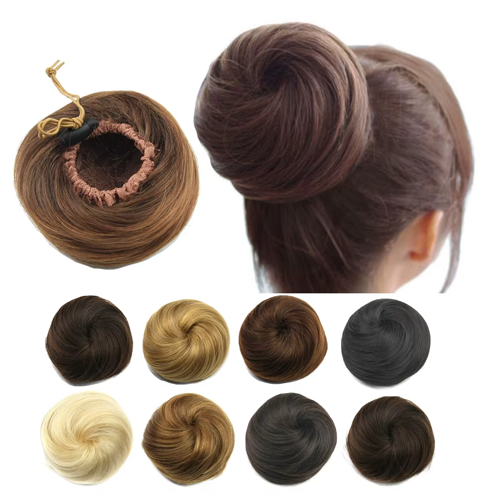 Chignon synthétique ajustable