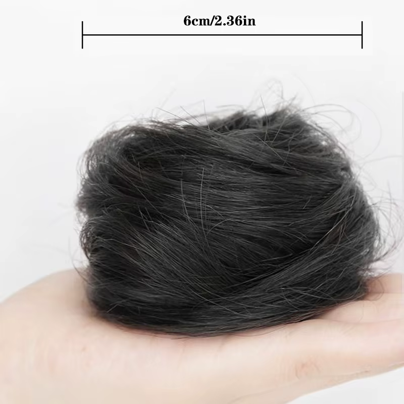 Perruque chignon synthétique pour femmes