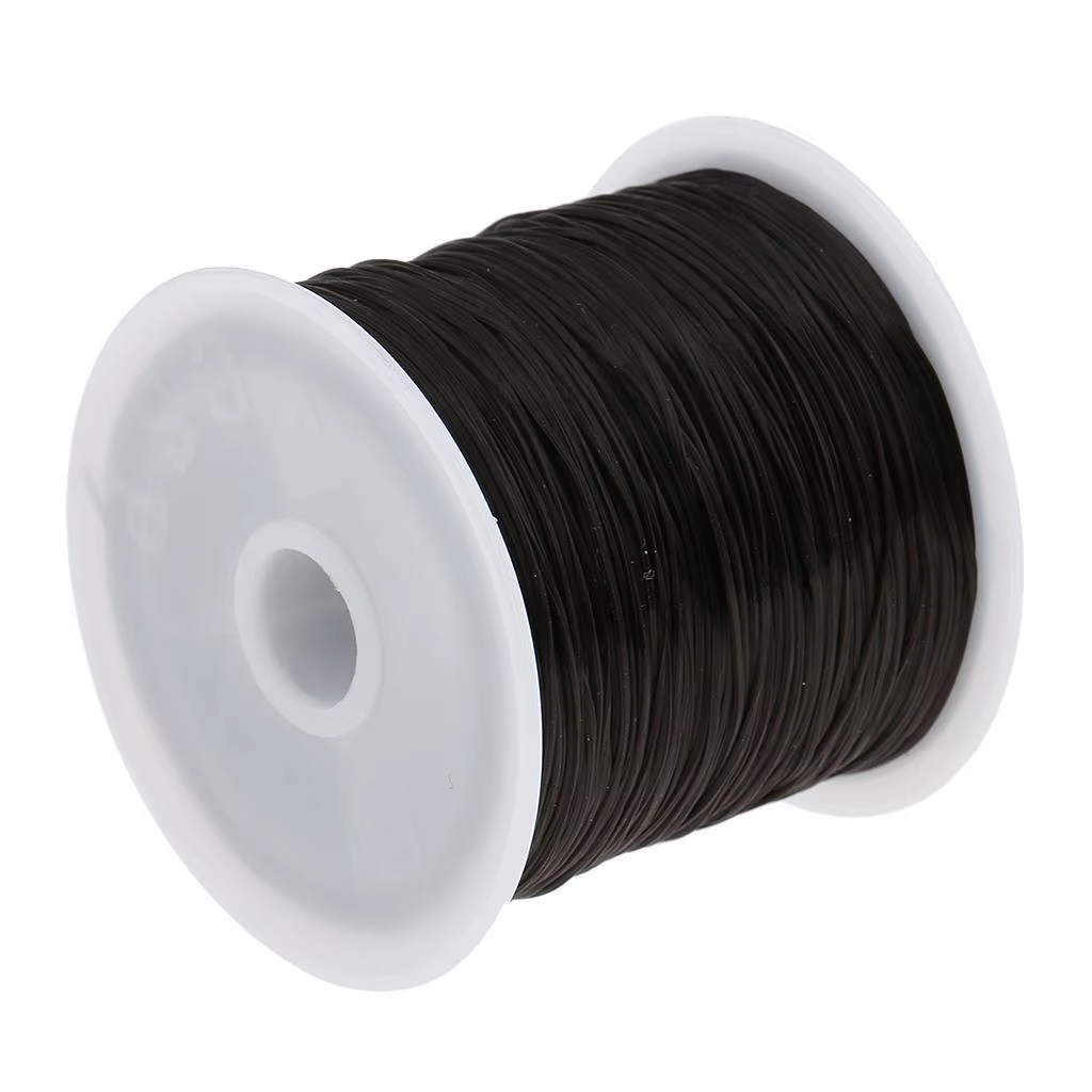 6 rouleaux 60M Salon cristal élastique chaîne cheveux tissage coudre décoration fil pour fil