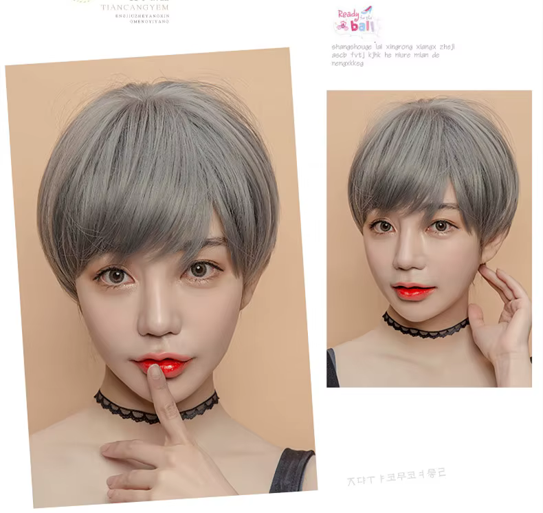 Extensions de cheveux synthétiques de Style coréen