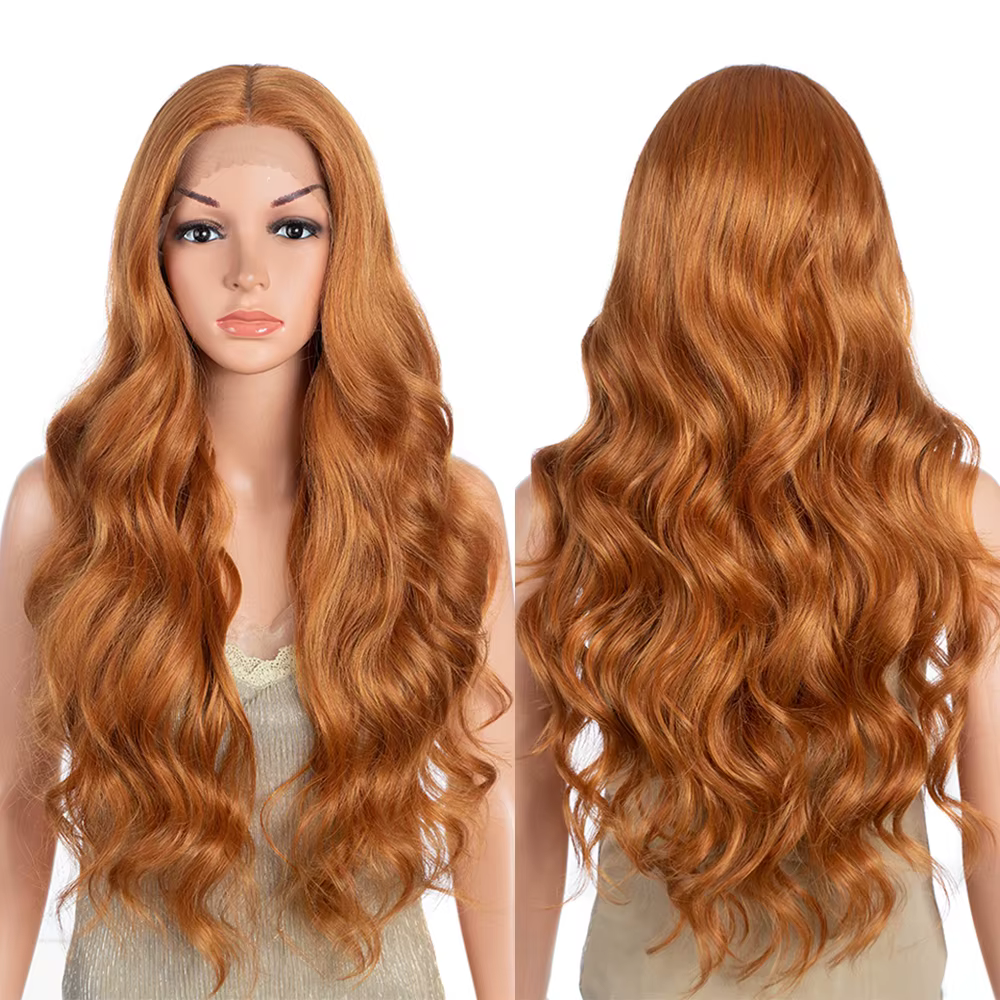 Perruque Lace Frontal Wig synthétique pour femmes