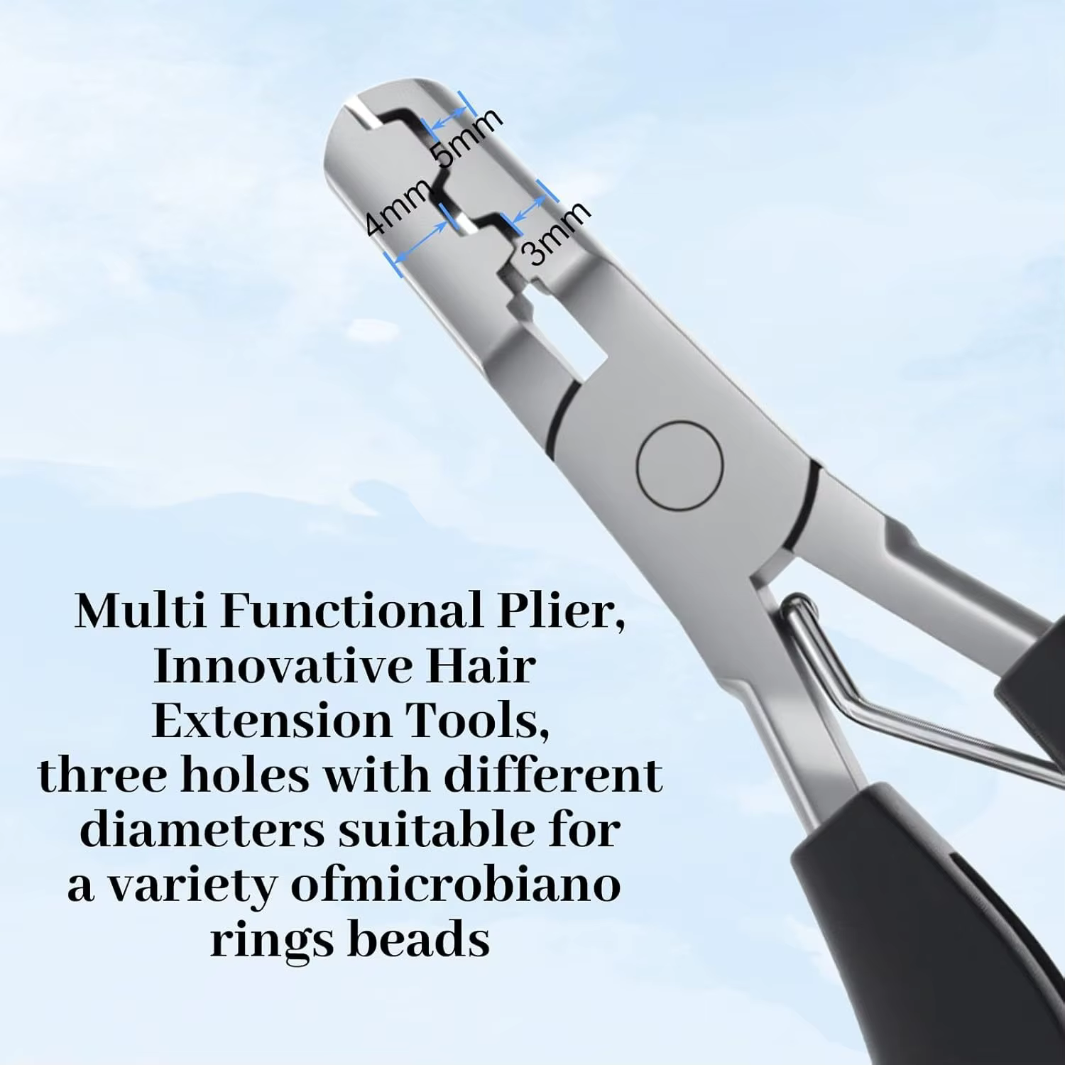 Pince d'extension de cheveux multifonction