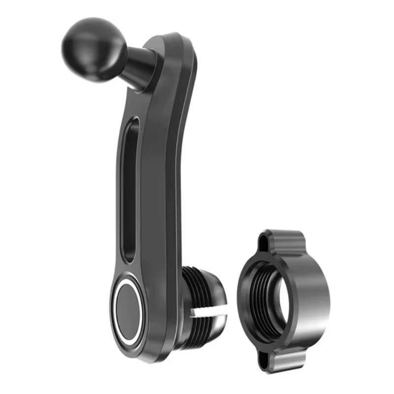 Bras d'extension rotatif rond de 17 mm, femelle vers mâle, pour support de téléphone de voiture à fixation sur grille d'aération