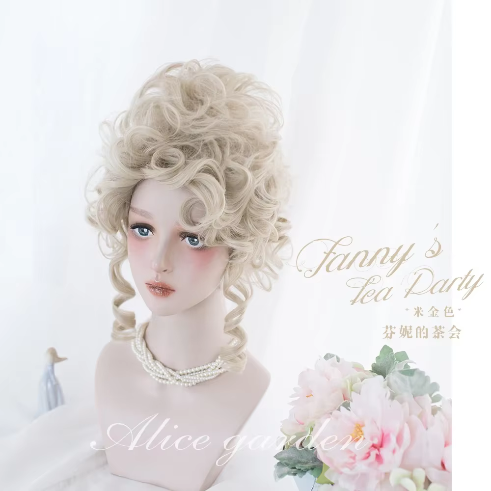 Ensemble de cheveux dorés blonds pour femmes