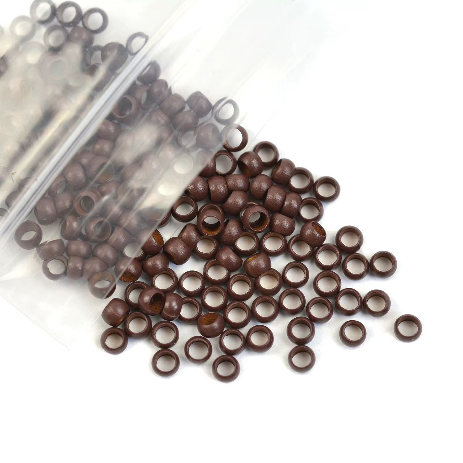 500 pièces Anneaux de cheveux de 3