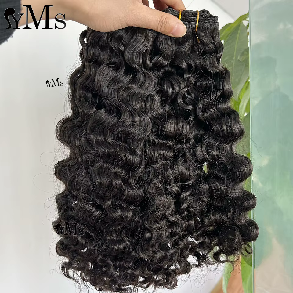 Extensions de cheveux humains bouclés indiens YMSHAIR