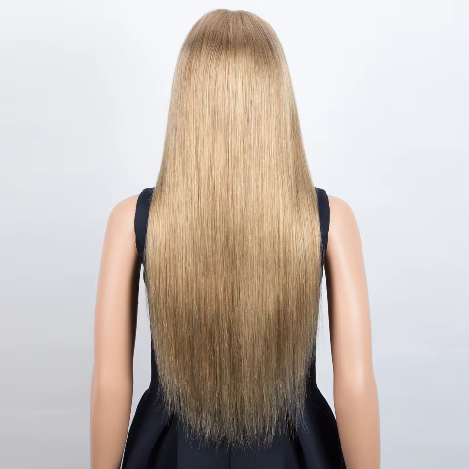 Lekker liquidation longue Blonde droite 13x1 T dentelle avant 100% perruques de cheveux humains pour les femmes