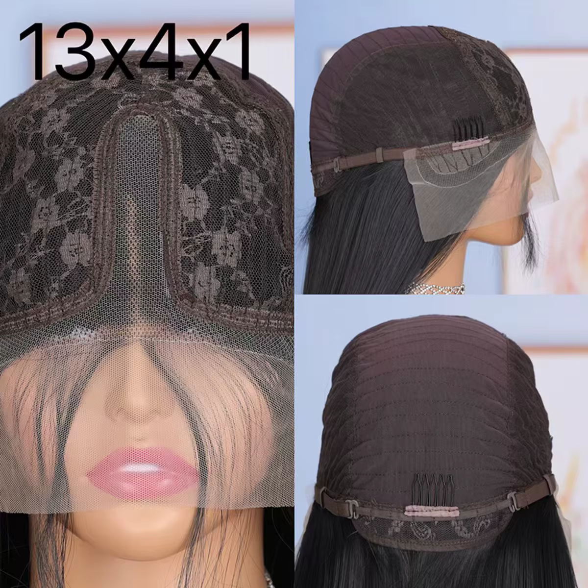 Perruque Lace Front Wig sans colle HD