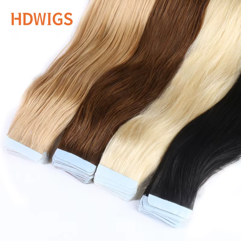 Bande dans l'extension de cheveux humains droite brésilienne Extension