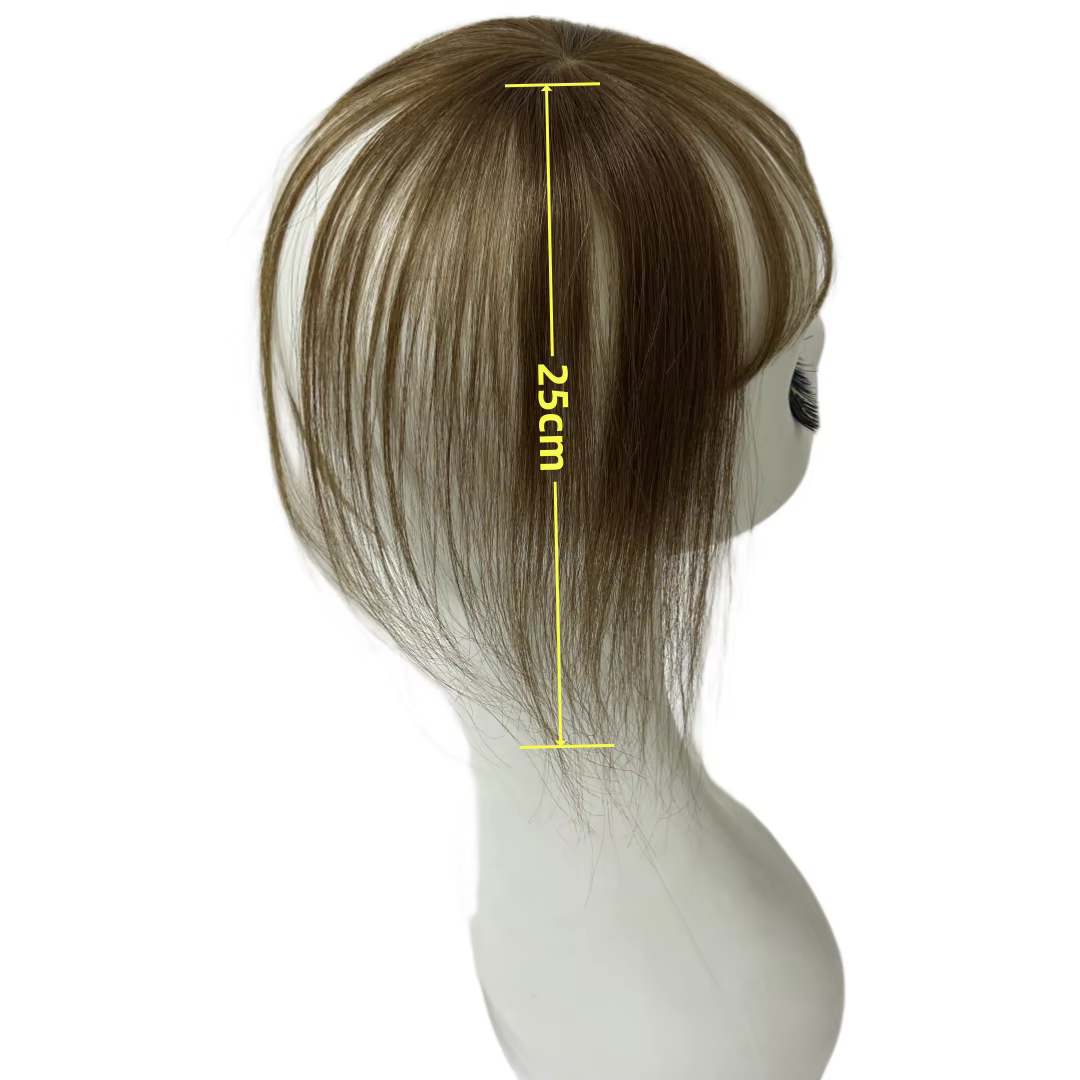 360 ° Frange à clipser 100% cheveux humains naturels