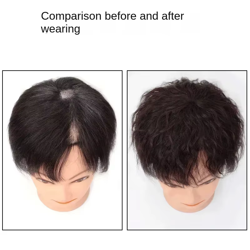 Postiche de cheveux humains Remy fabriquée à la Machine