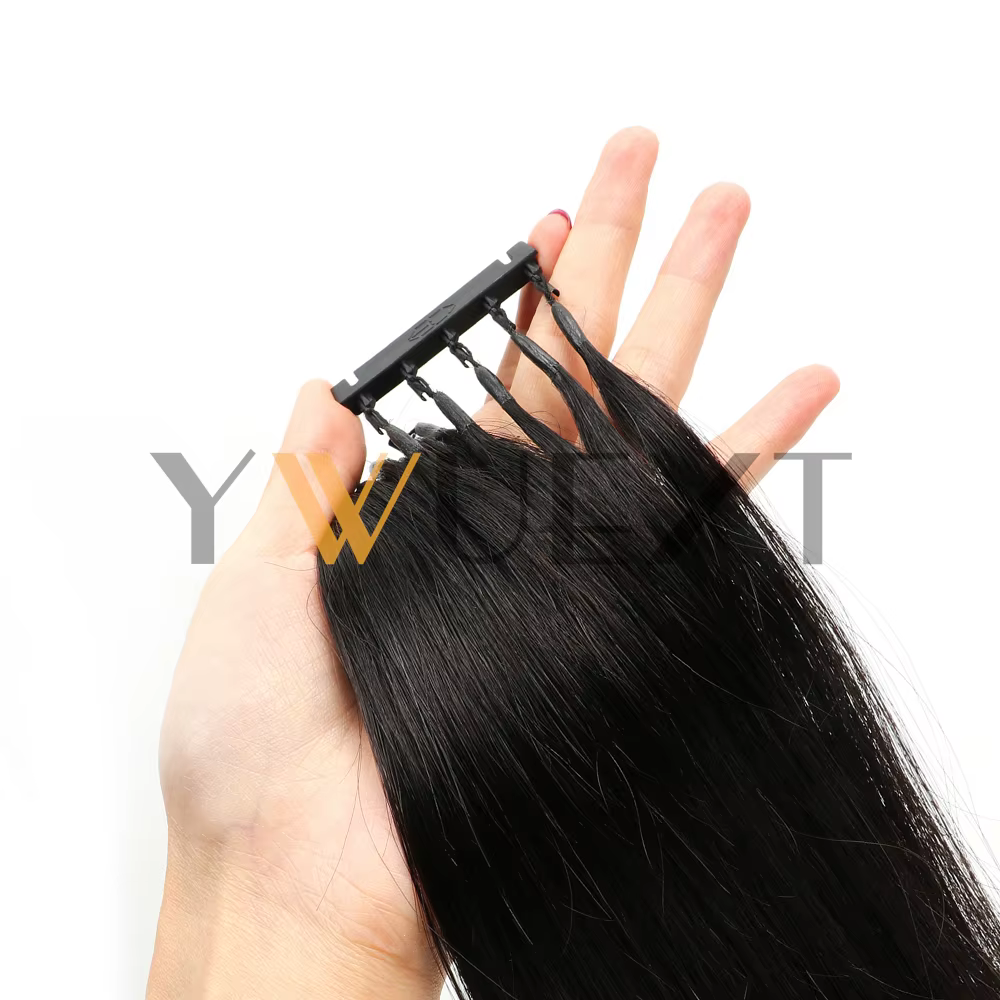 Extensions de cheveux humains 6D-2