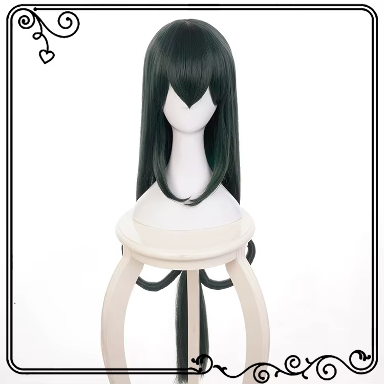 My foreAcademia-Perruque Cosplay synthétique longue et lisse