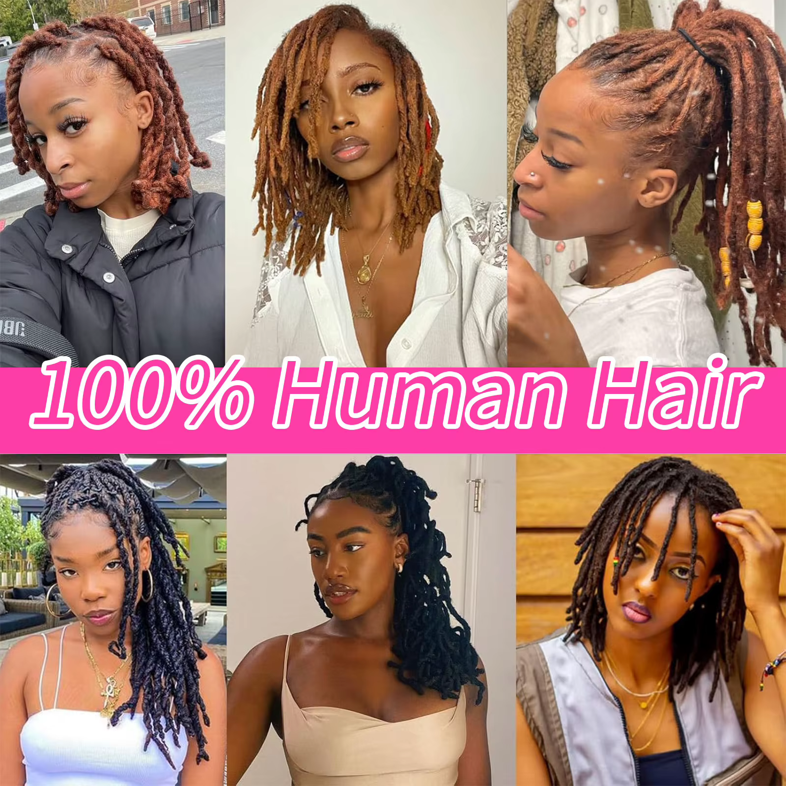 20 brins/paquet # Extensions de cheveux humains en gros gris clair