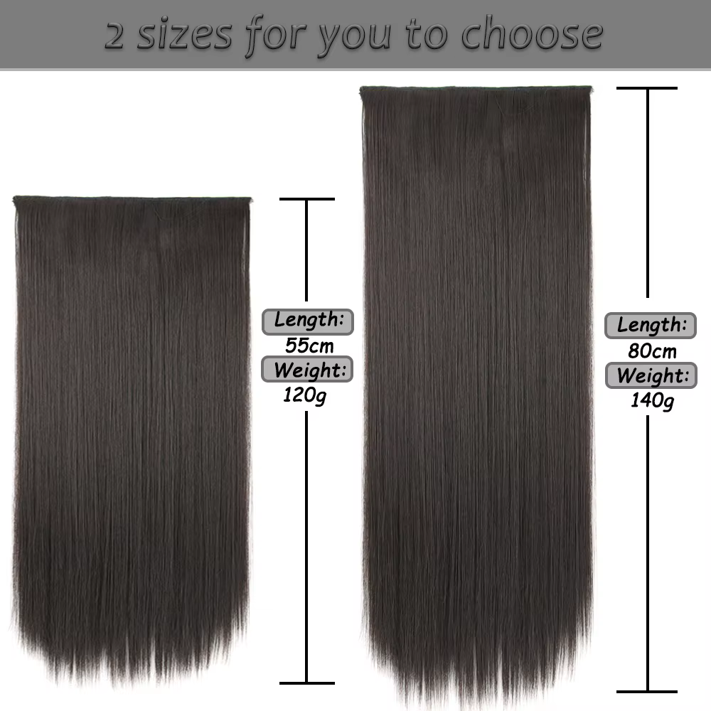 Extensions capillaires synthétiques 80cm