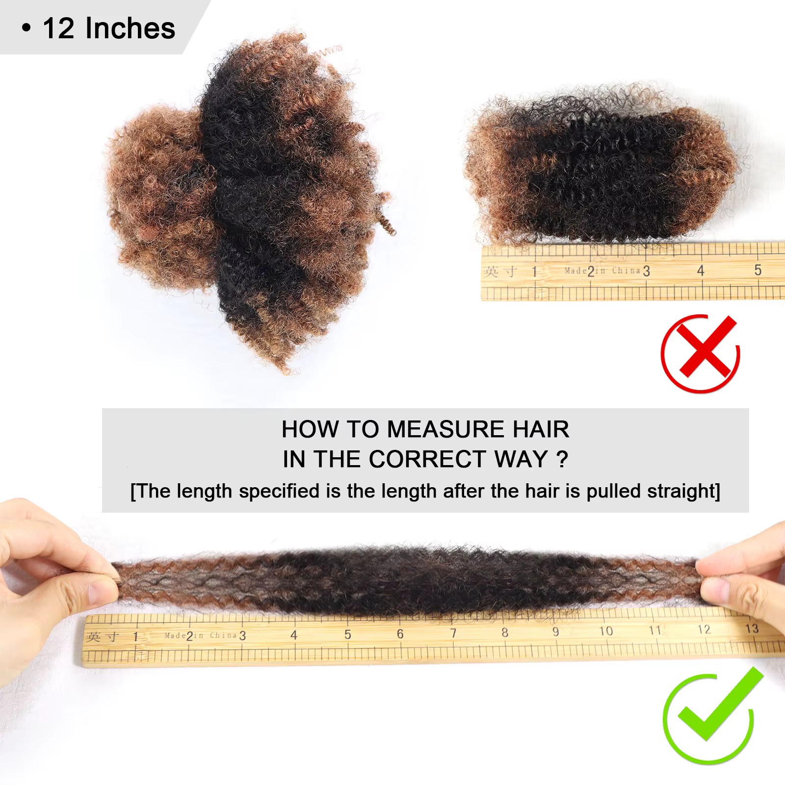 Dreadlock en vrac afro pour femmes noires