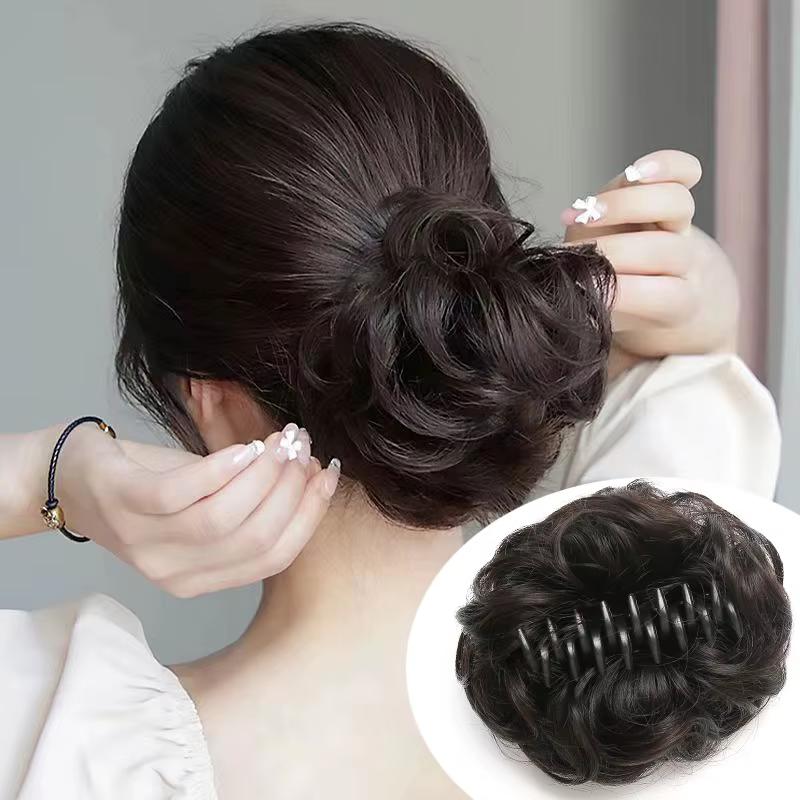 Sunslymei cheveux synthétiques Chignon pince à saisir