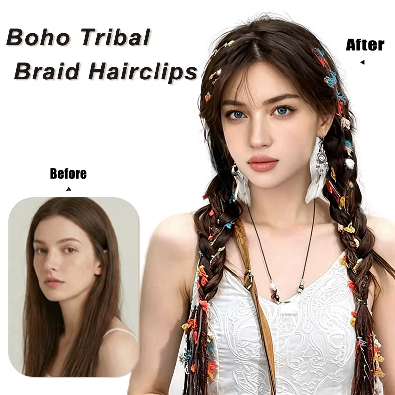 Extensions de cheveux tressés à la main de 24 pouces