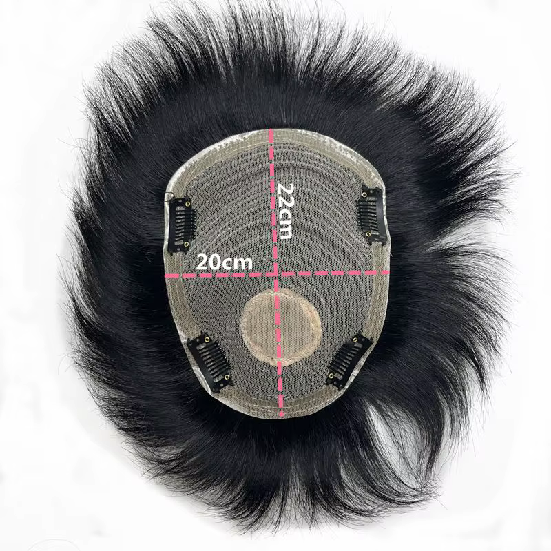 Perruque pour hommes système de remplacement de cheveux