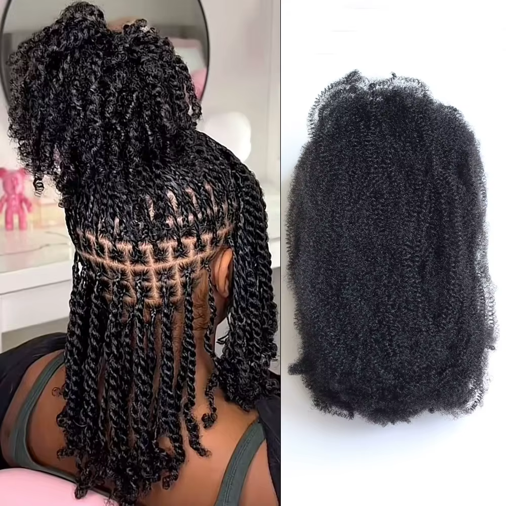 Cheveux synthétiques Kinky Marley pour tresses