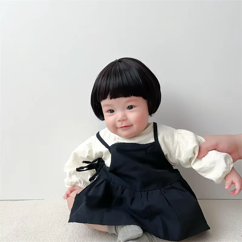 Extensions de Cheveux Synthétiques pour Bébé Garçon et Fille