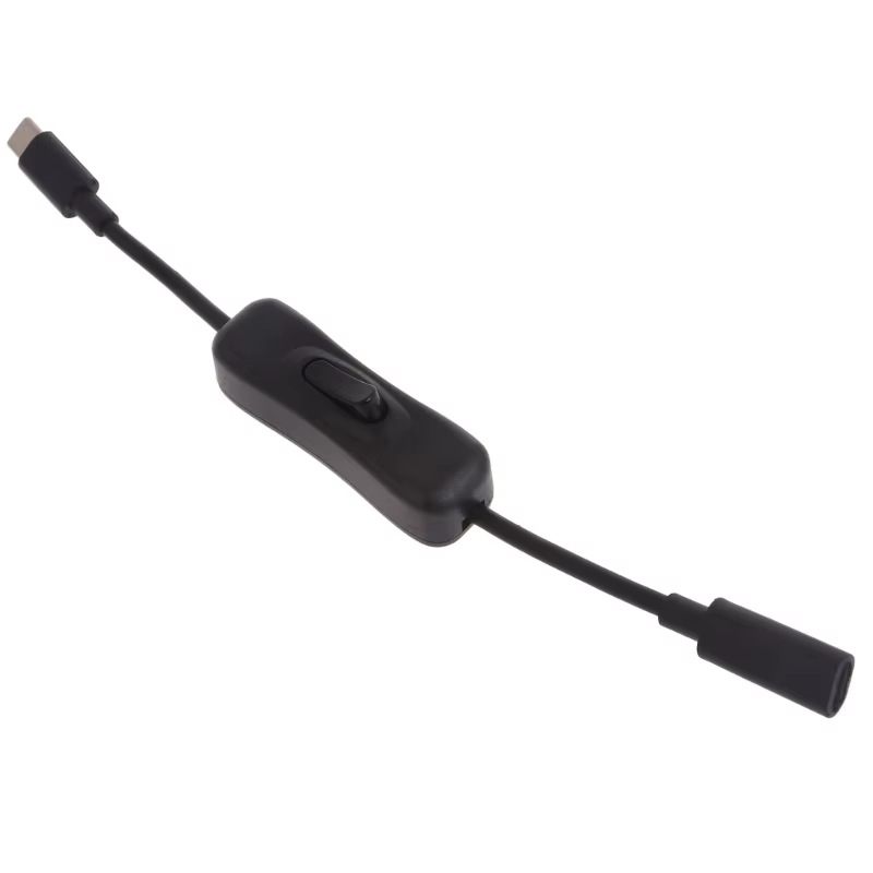 Câble d'extension USB C avec interrupteurs marche/arrêt – Parfait pour le chargement et le transfert de données sur n'importe quel appareil de type C.