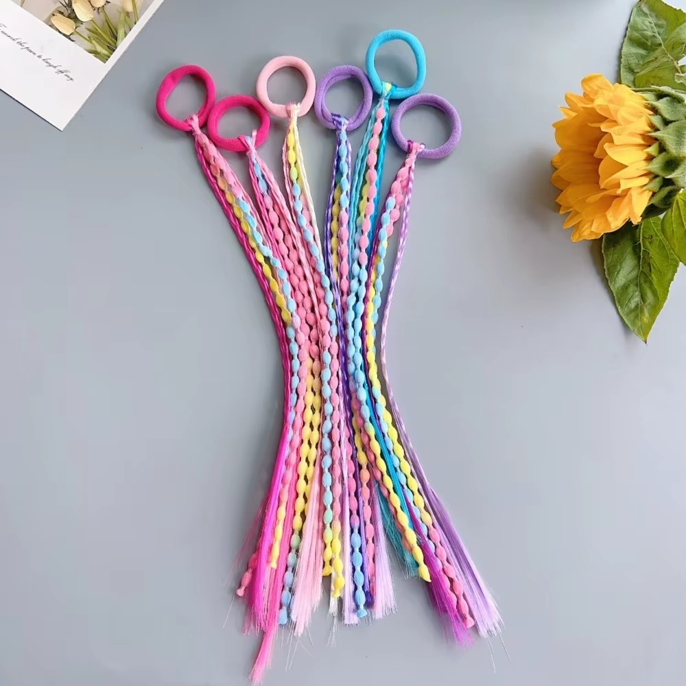 Extensions de cheveux colorées