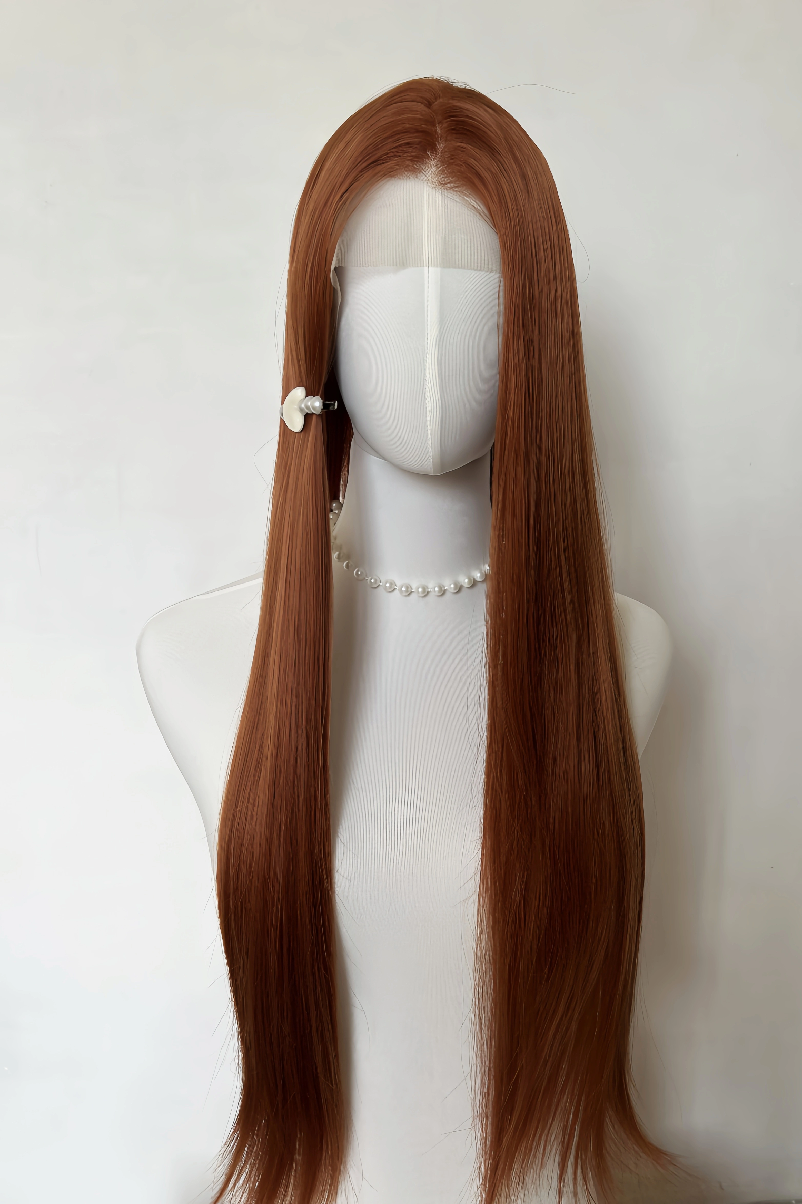 Perruque Lace Front Wig synthétique sans Guleless