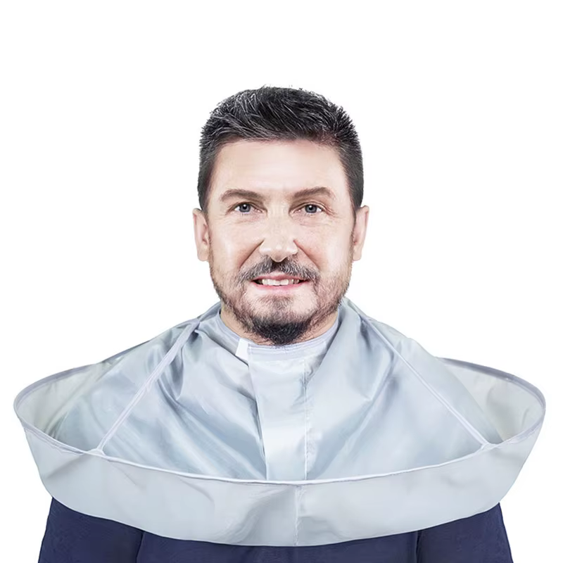 Capes de coupe de cheveux, teinture tridimensionnelle respirante pour la maison, enfant et adulte, cape parapluie de barbier, outils de coupe de cheveux pliables