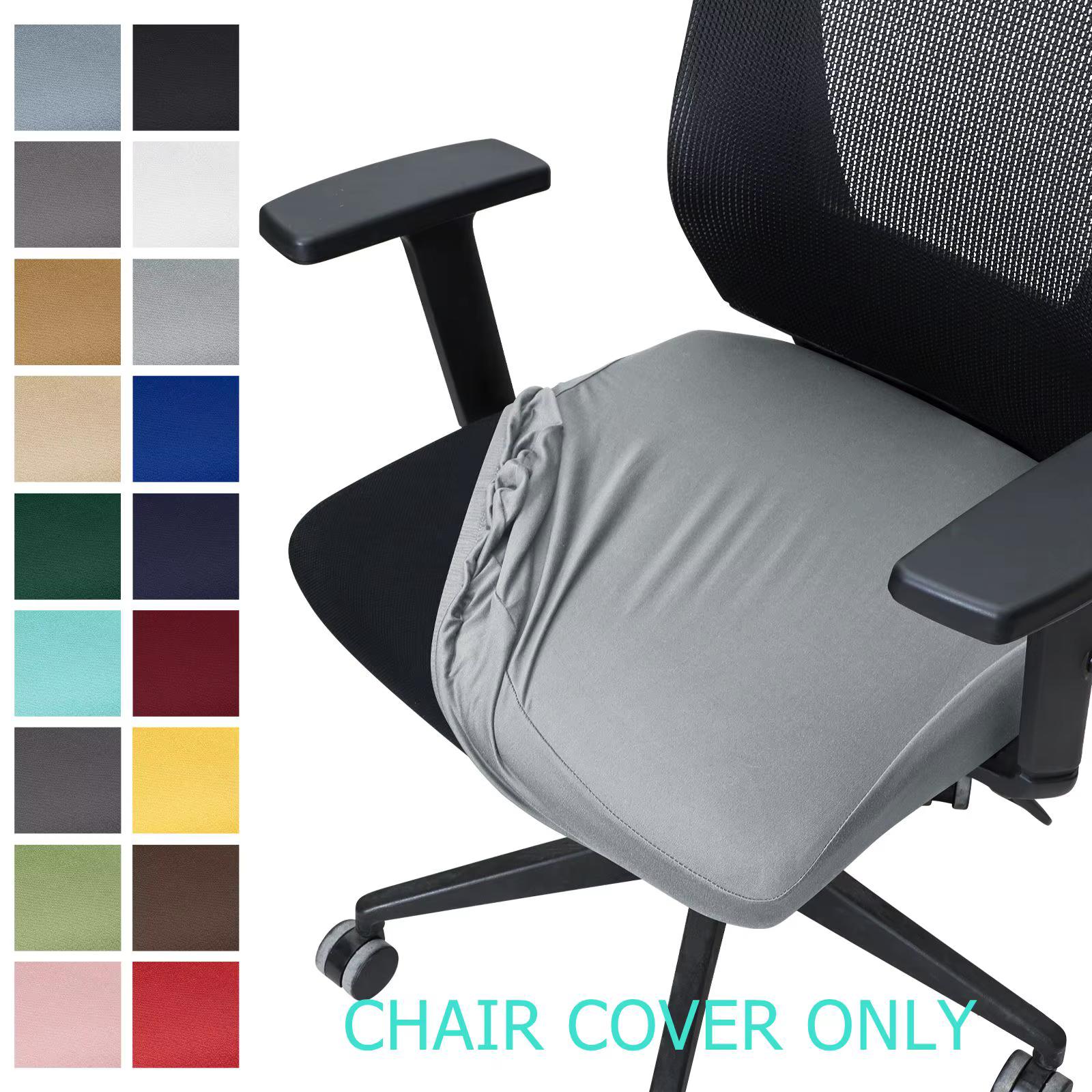 Housse de siège de chaise de bureau extensible