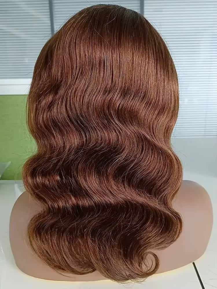 Perruque de Cheveux Humains 100% Naturels