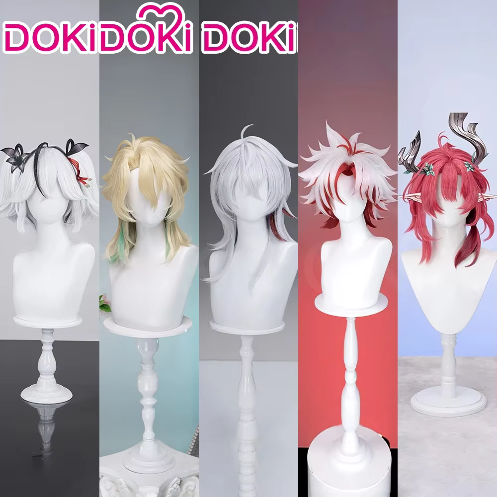 EN STOCK Perruque Luuk Herssen Galbrenr Zani Ciaccona Camellya Scar Danjin Youhu du jeu Wuthering Waves DokiDoki pour