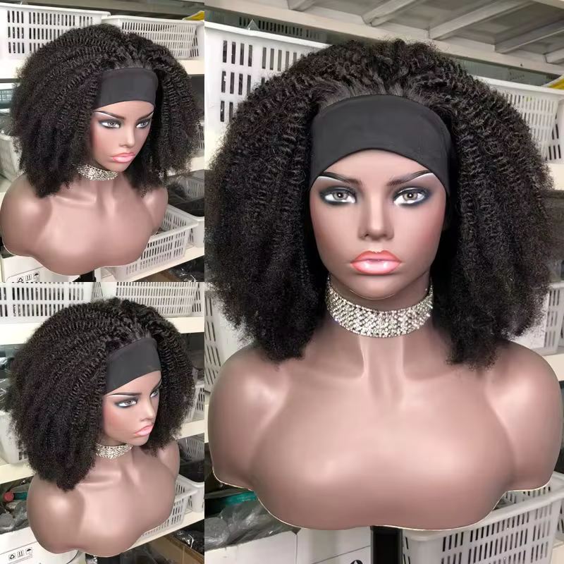 Bandeau perruque Afro crépus bouclés