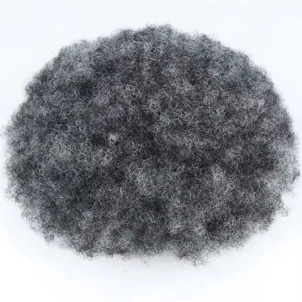Afro bouclés hommes cheveux prothèse