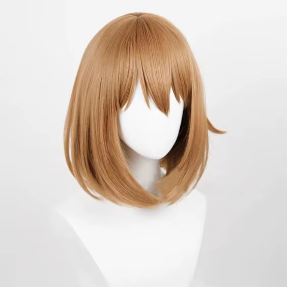 Anime Mahiru Kouzuki perruque Yoru no Kurage wa Oyogenai Cosplay femmes cheveux courts