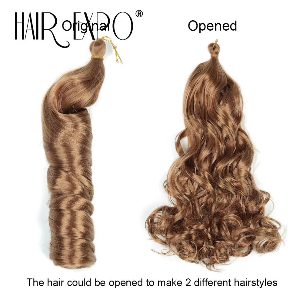 Boucles françaises tressage Extensions de cheveux