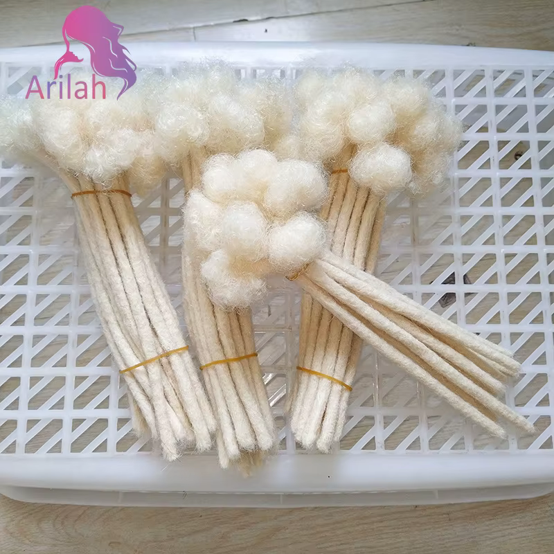 Extensions de dreadlocks en cheveux humains blonds 613 de 0