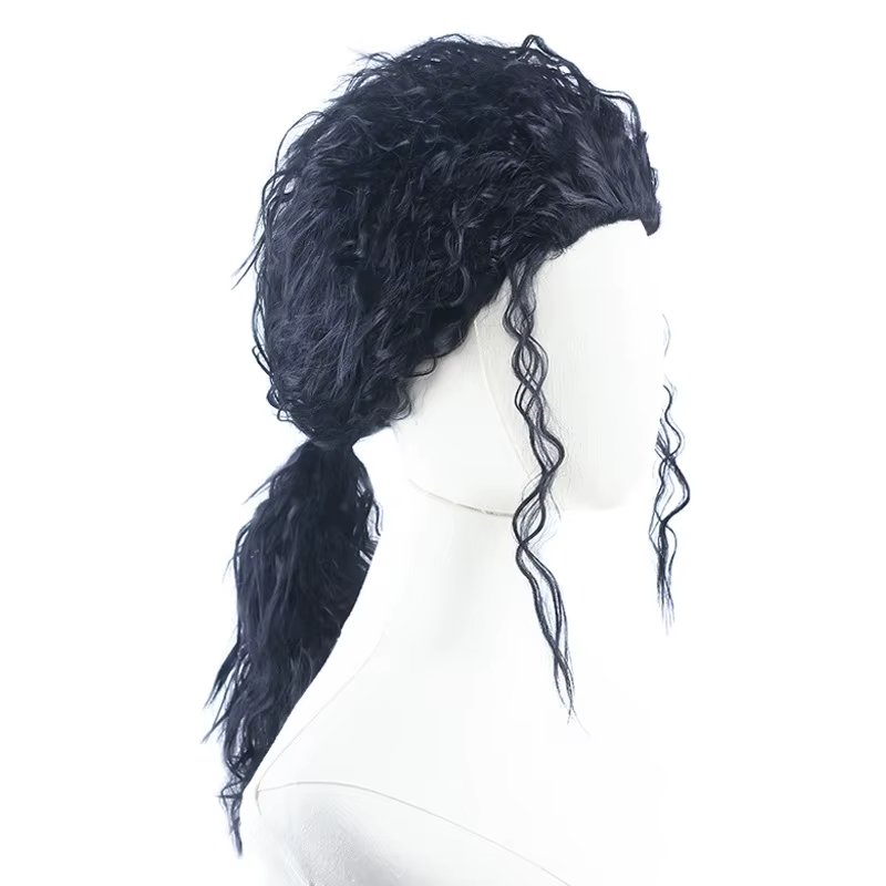 Michael Cosplay perruque noire MJ homme adulte