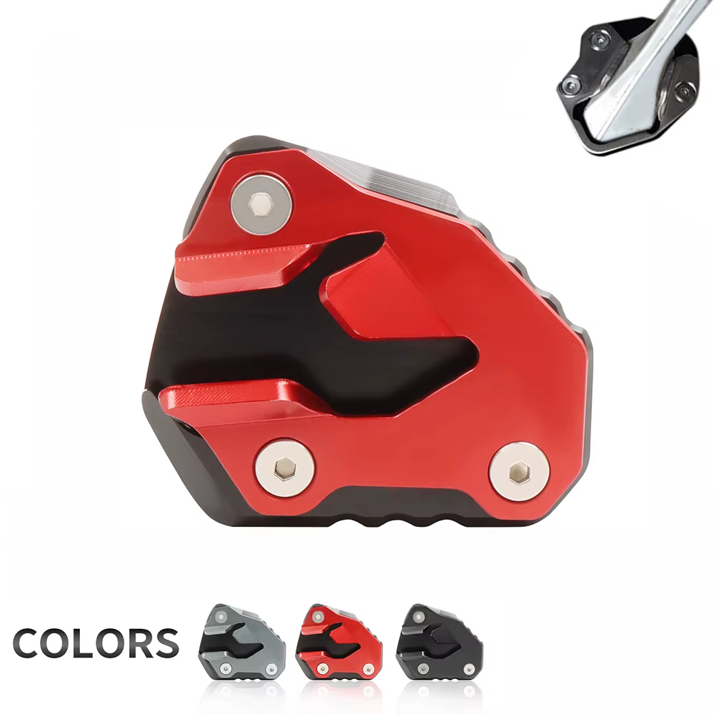 Plaque d'extension de béquille latérale de pied de moto, coussin d'agrandissement pour Tiger 800 XC 2010-2014 800 XCx XCa Poly XRx XRt 2015-2021