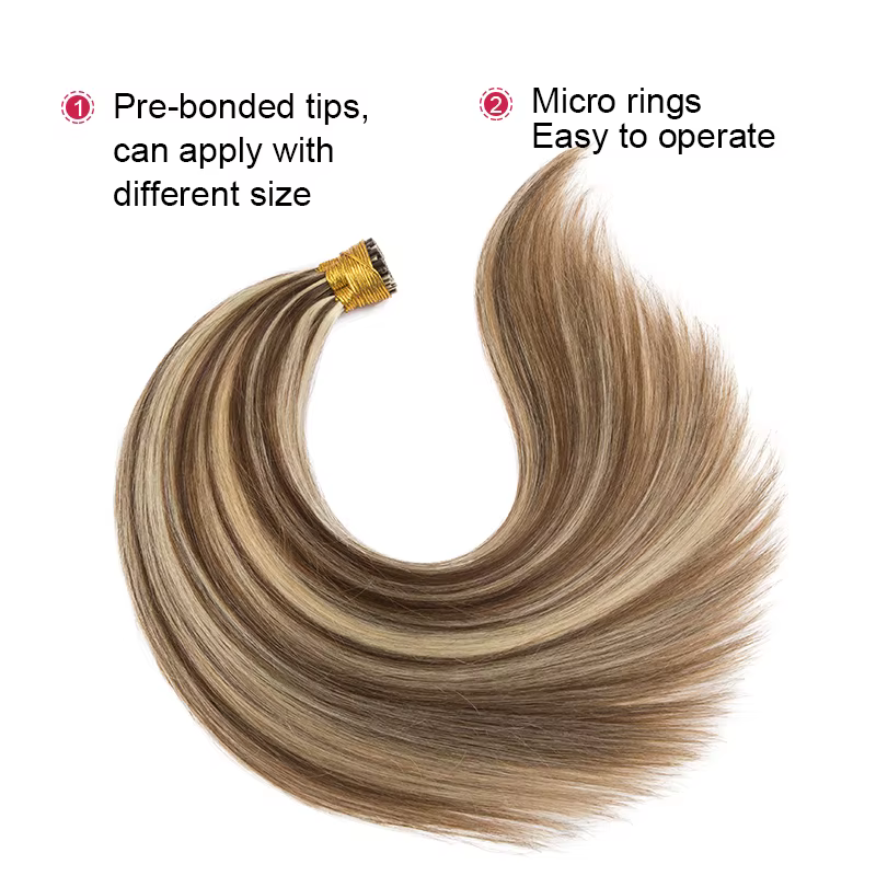Brun châtain ITIP Extension de cheveux