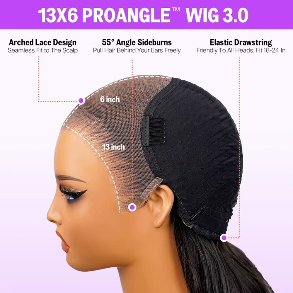 Megalook 13x6 HD sans colle Bye Bye noeuds dentelle frontale cheveux humains bouclés perruques pré plumées pré coupé