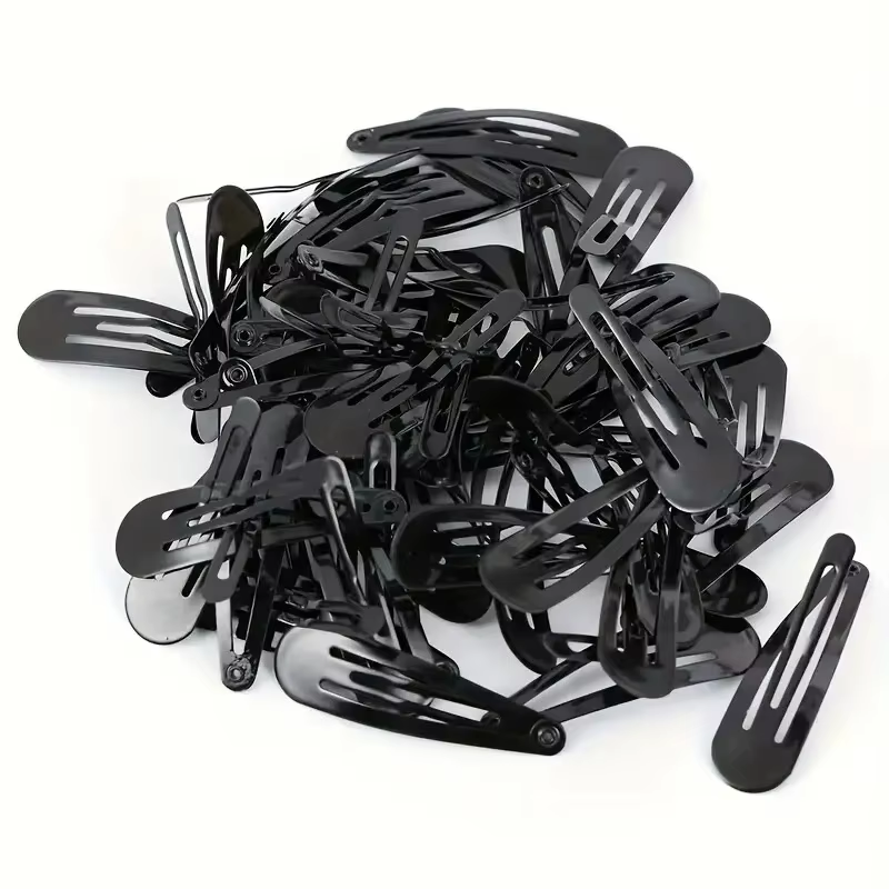 Paquet de 40 pinces à cheveux noires 1.92 pouces adultes enfants accessoires