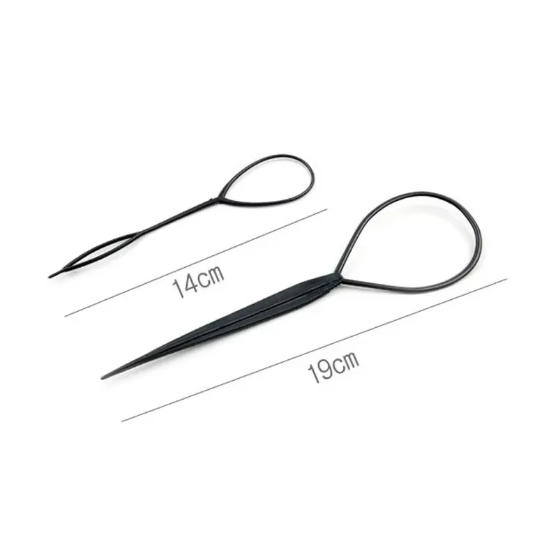 Populaire 1 ensemble queue de cheval créateur boucle en plastique outils de coiffure poney Topsy