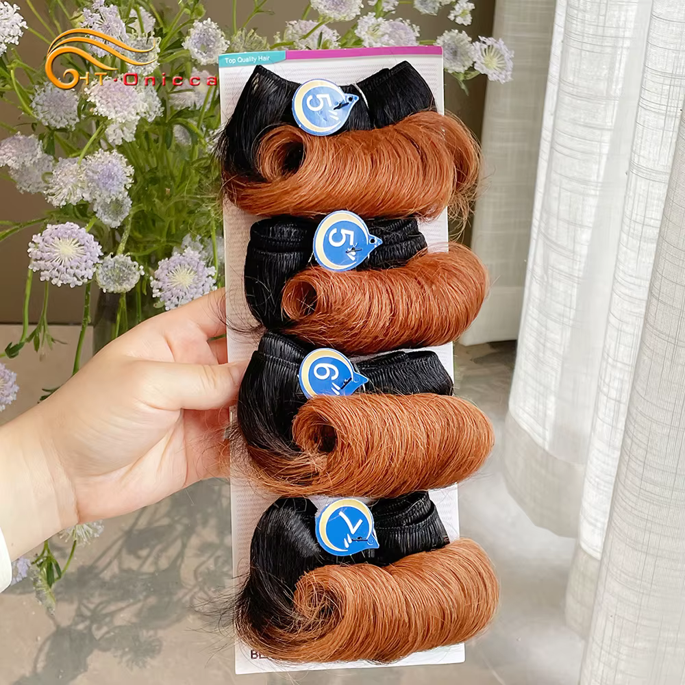 Extensions de cheveux humains bouclés indiens pour femmes