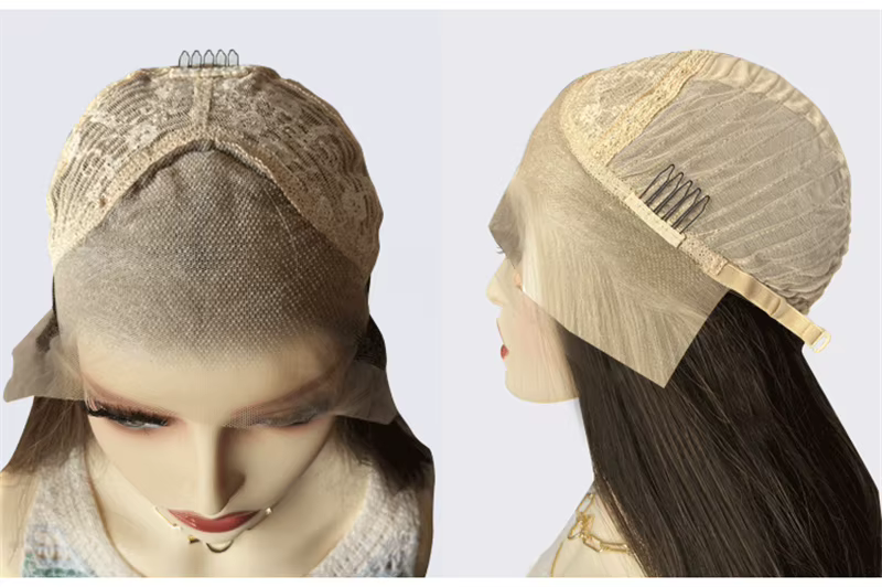 Perruque Lace Front Wig synthétique sans colle