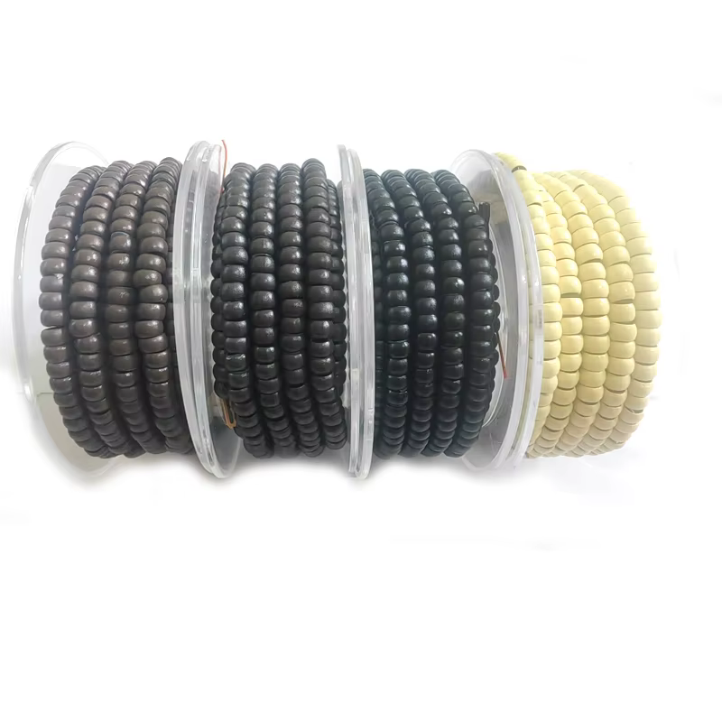 500 pièces Extension de cheveux préchargés Nano anneaux perles doublées de Silicone 4.0x2.0x2.5mm taille