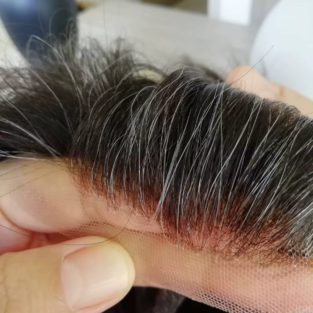 Toupet Bouclé Ondulé pour Homme