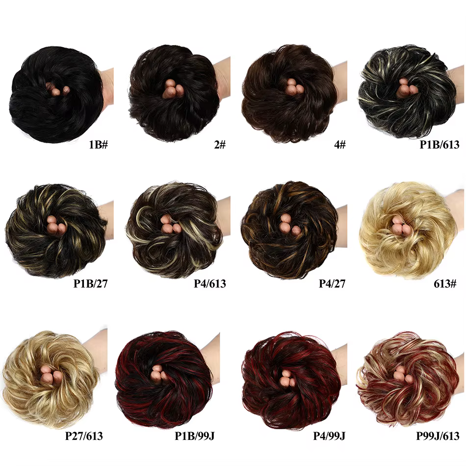 BHF cheveux humains Chignons queue de cheval postiche européenne